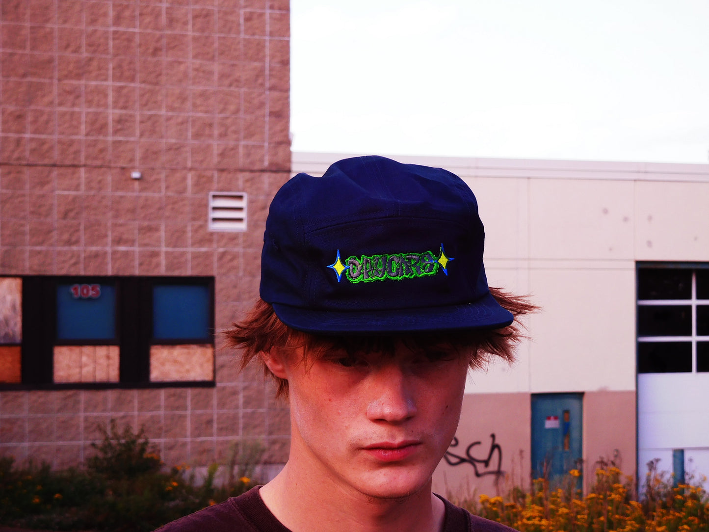 Silver badge hat